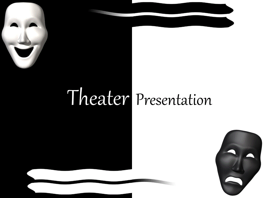 音乐艺术PPT模板theater_presentation030_第1页