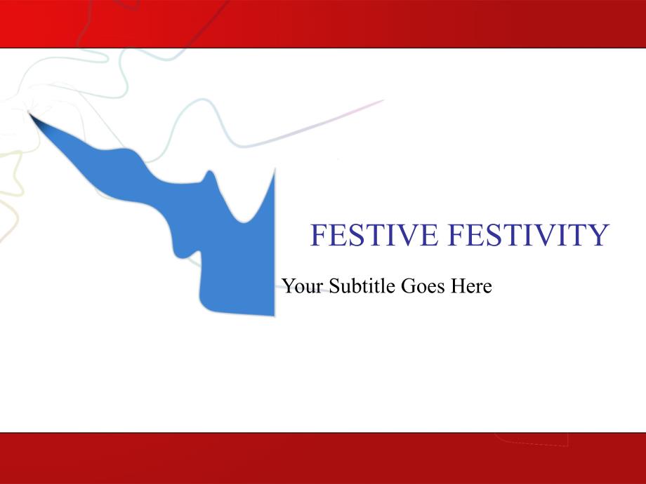 抽象精品ppt模板festive_festivity115_第1页