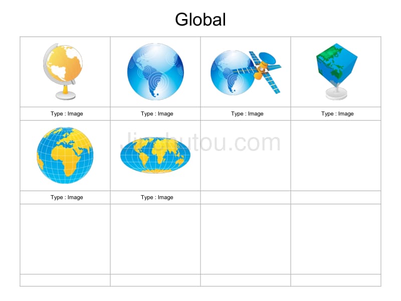 国际PPT商业模板－Global_第1页