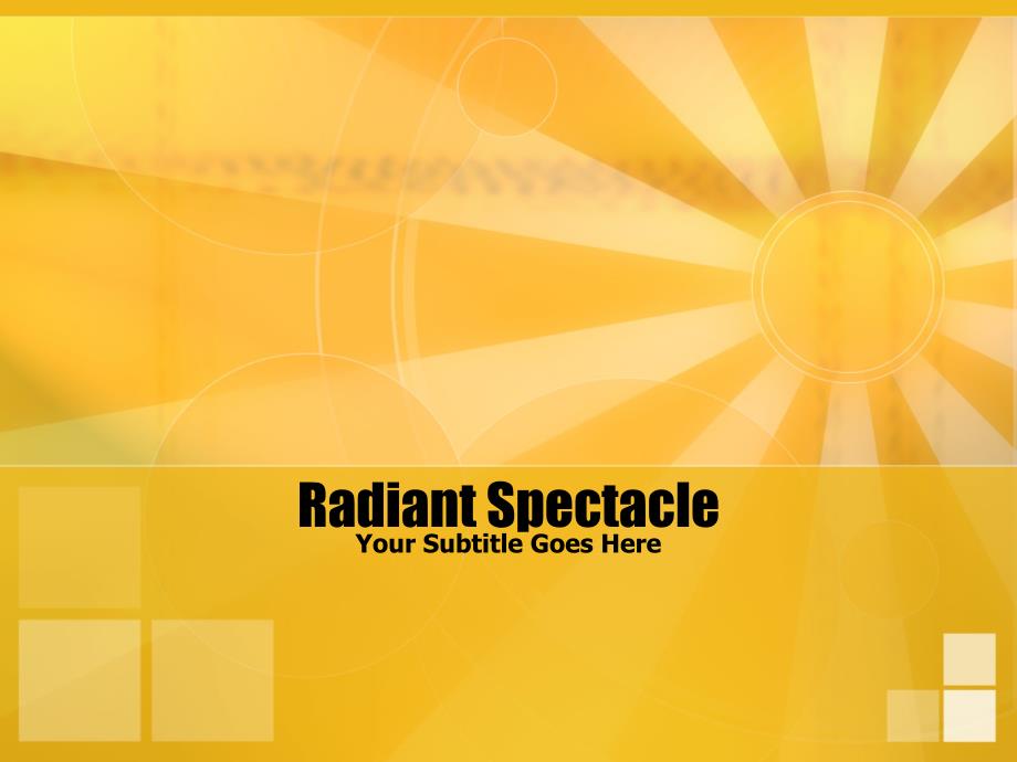 抽象精品ppt模板radiant_spectacle172_第1页