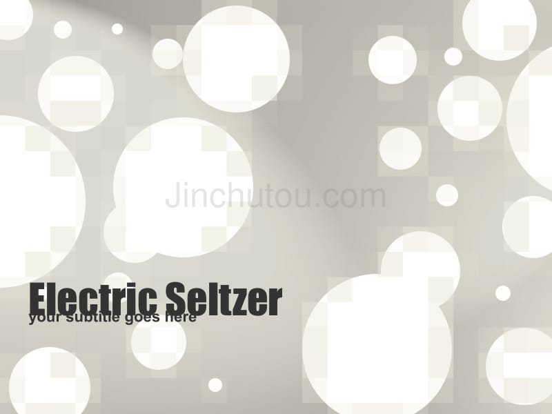 经典ppt模板（抽象）electric_seltzer_第1页