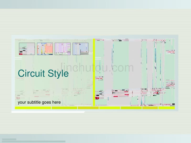 精品ppt模板工业形象circuit_style036_第1页