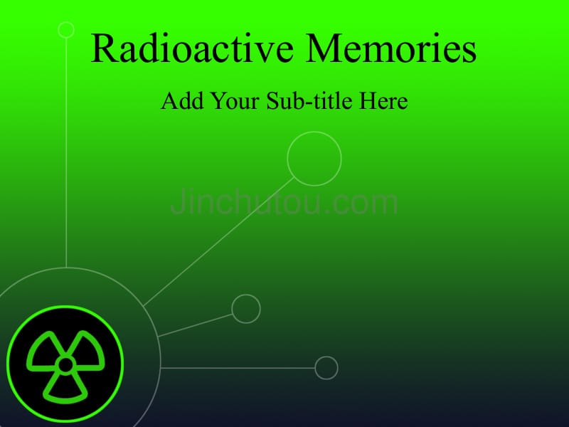 经典ppt模板（工业）radioactive_memories_第1页