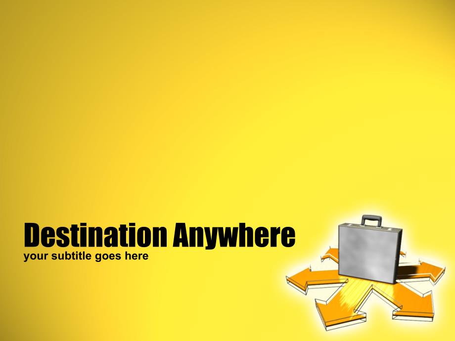 国外精品PPT（商业管理）destination_anywhere011_第1页
