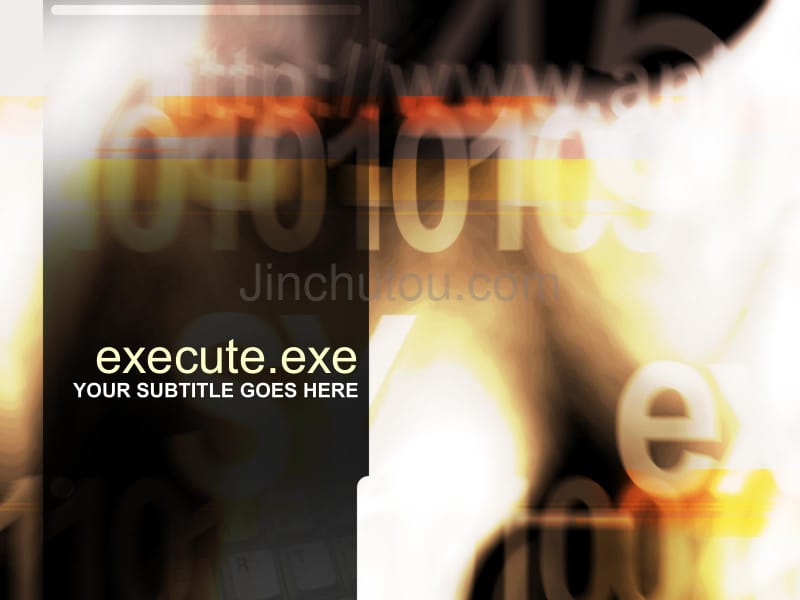 经典ppt模板（技术）execute_exe_第1页