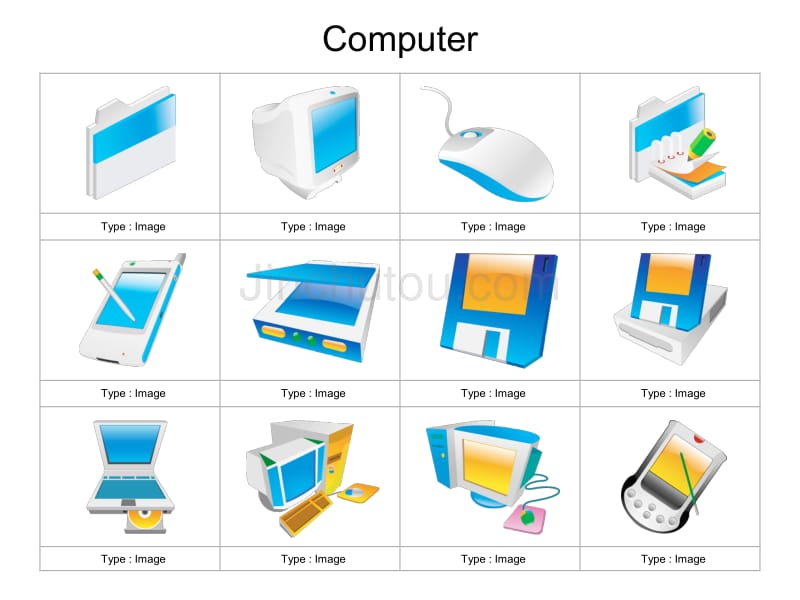 国际PPT商业模板－Computer_第1页