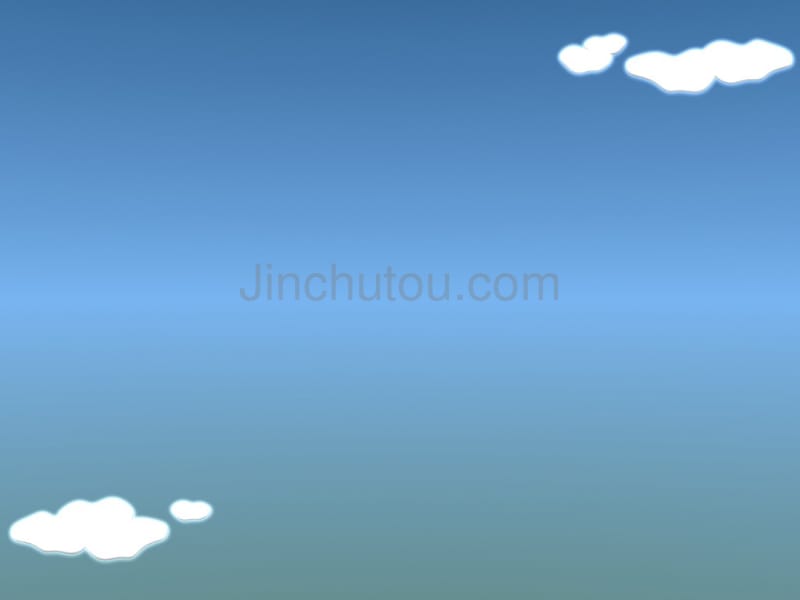 经典ppt模板（自然）fluffy_clouds_第4页