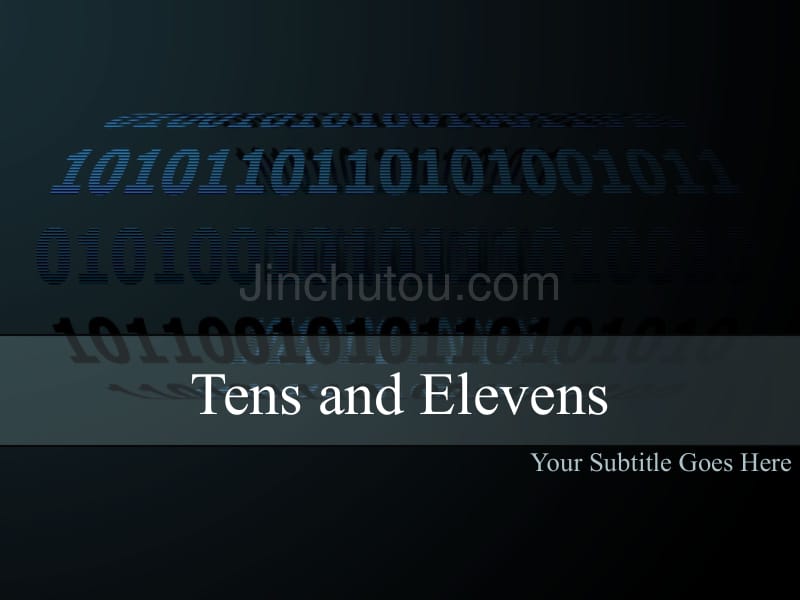 经典ppt模板（技术）tens_and_elevens_第1页