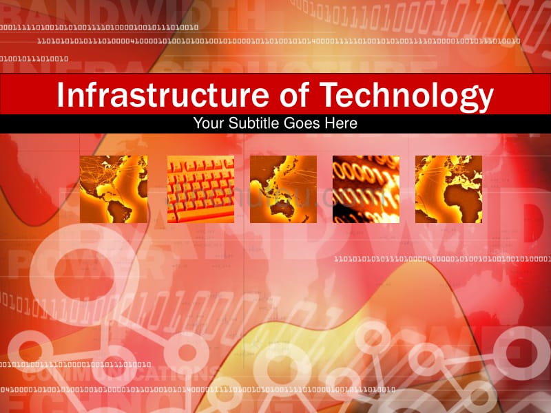 经典ppt模板（技术）infrastructure_tech_第1页