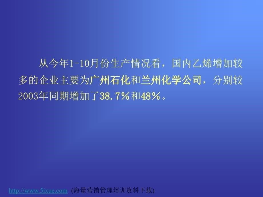 2004年石化市场回顾及2005年展望_第5页