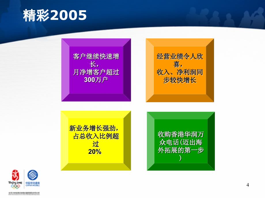 中国电信业发展与政策通报会－中国移动_第4页