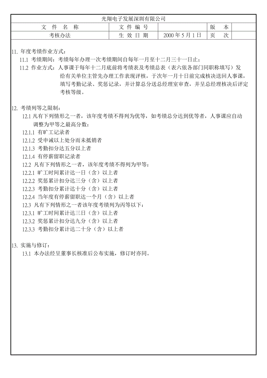 浙江银轮股份（人力资源管理）考核办法-01_第3页