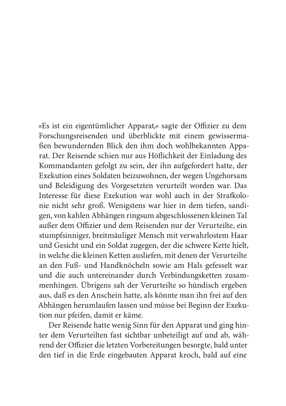 卡夫卡作品 Kafka, Franz - In der Strafkolonie_第4页