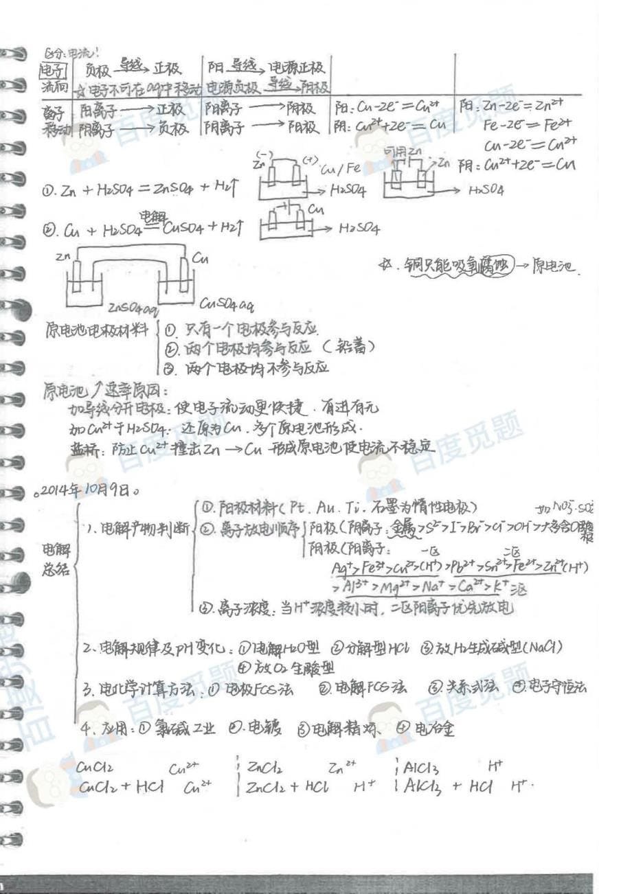 重庆理科学霸高中化学笔记_第二册_2015高考状元笔记_第5页
