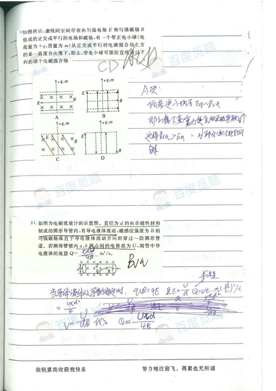 新疆伊宁三中理科学霸高中物理笔记_电磁感应、法拉第电磁感应定律_2015高考状元笔记_第4页