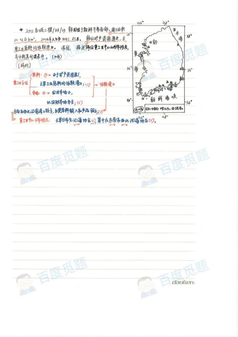 北师大二附文科学霸高中地理笔记_工业_2015高考状元笔记_第4页