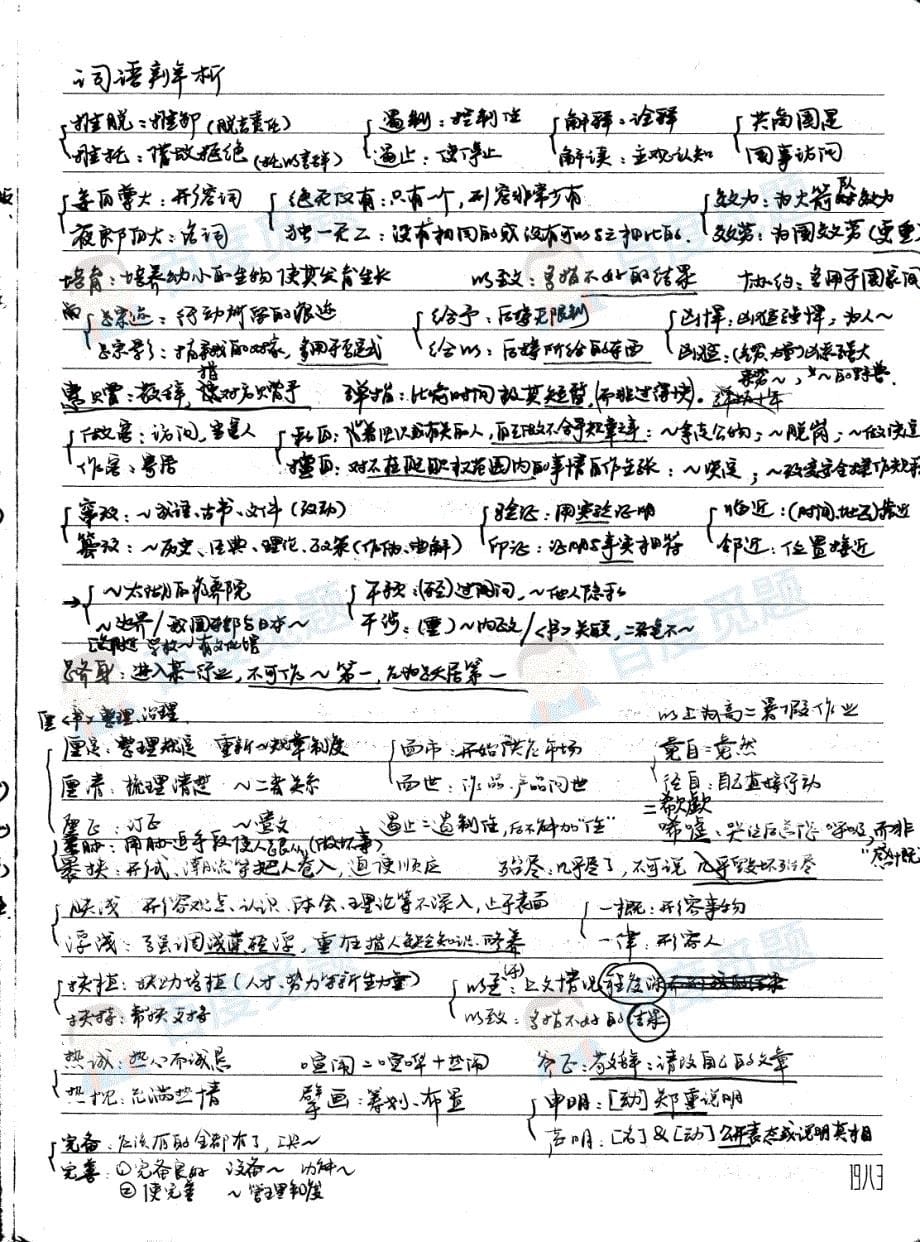 镇海中学中学理科学霸高中语文笔记_第二册_2015高考状元笔记 (1)_第5页
