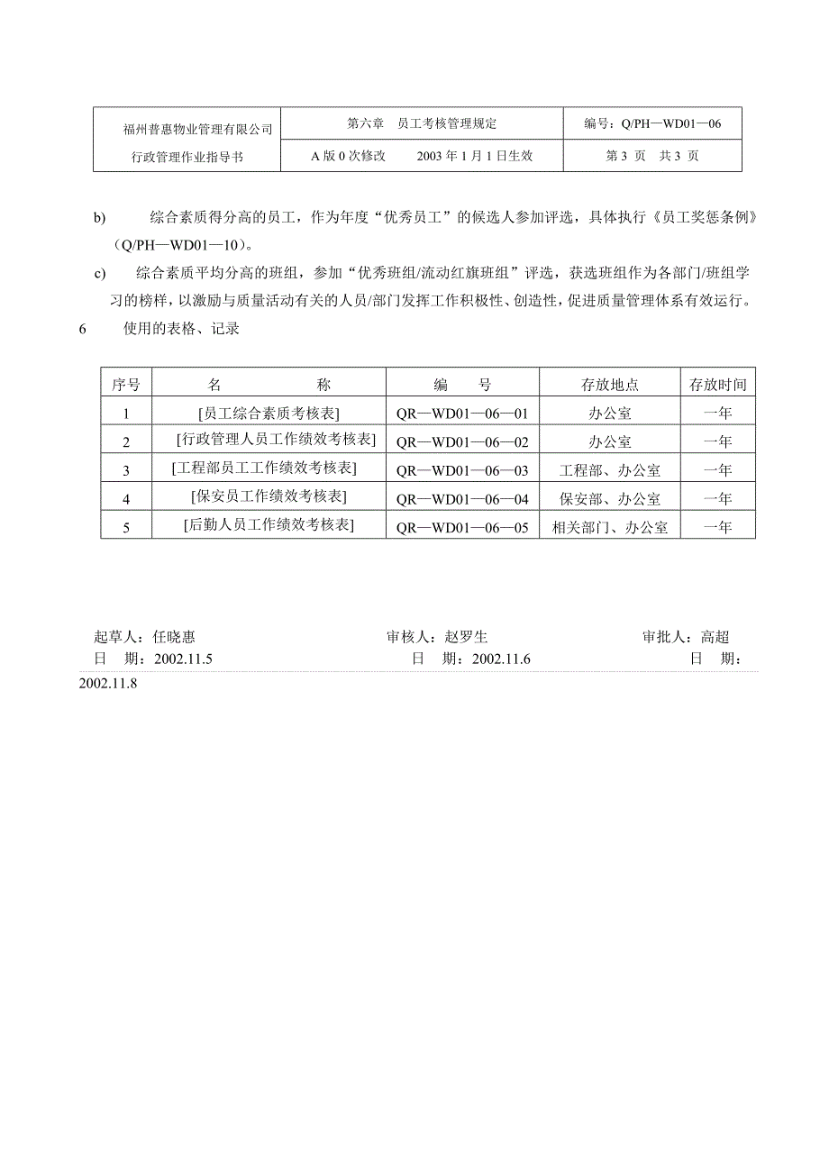 物业管理公司行政管理－考核管理_第3页