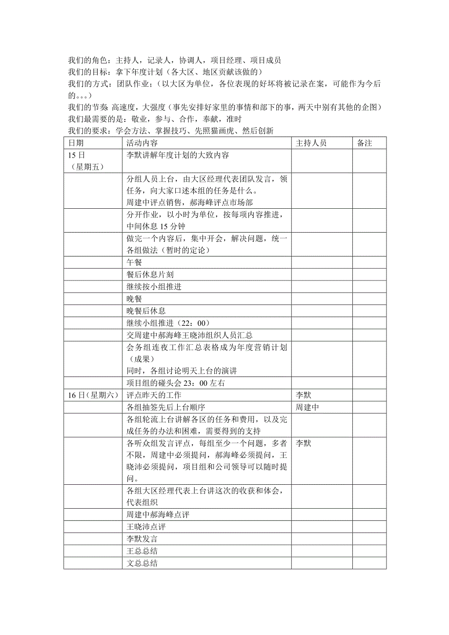 四环医药2003年度营销计划活动安排文本_第1页