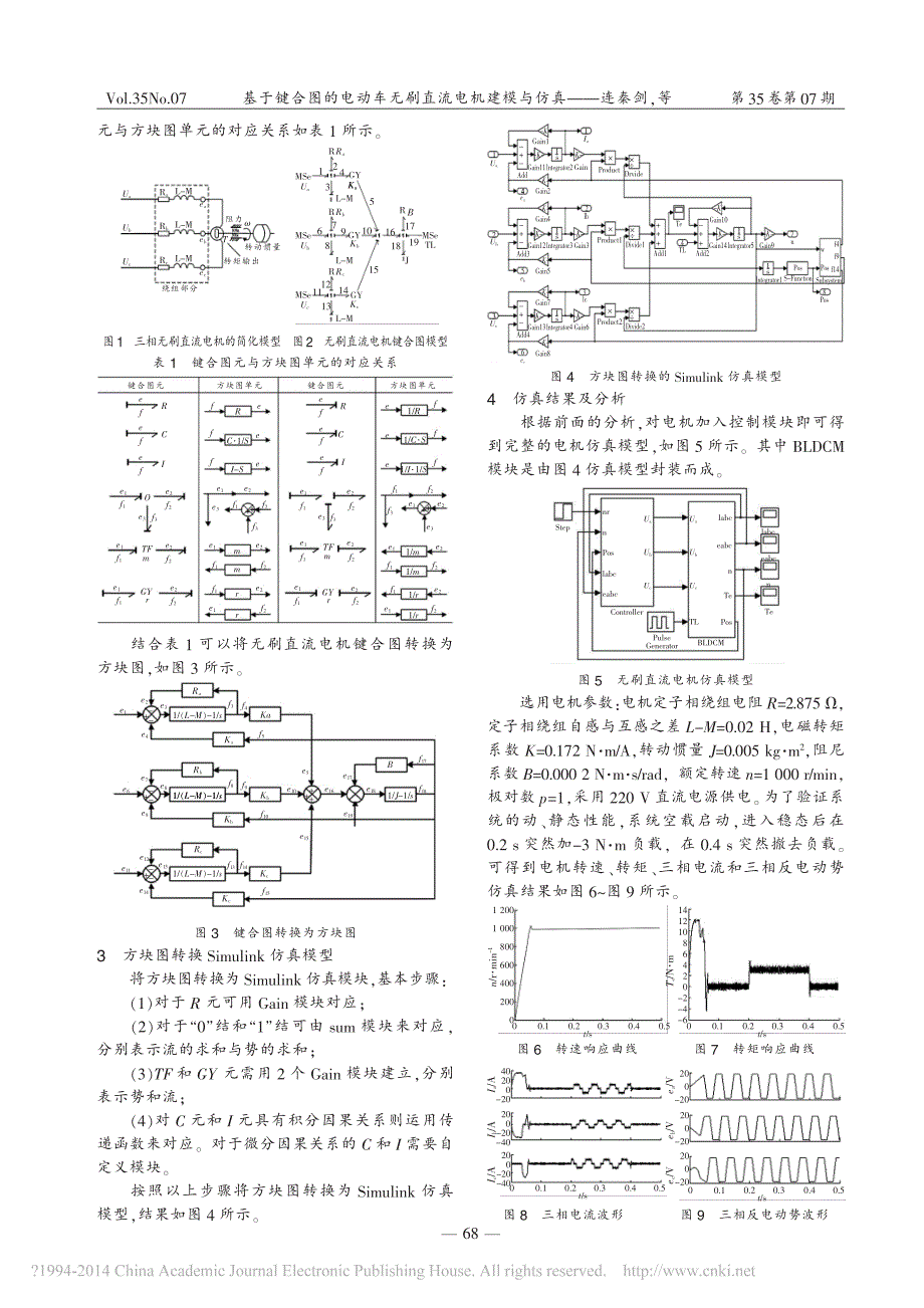 基于键合图的电动车无刷直流电机建模与仿真_连秦剑_第2页