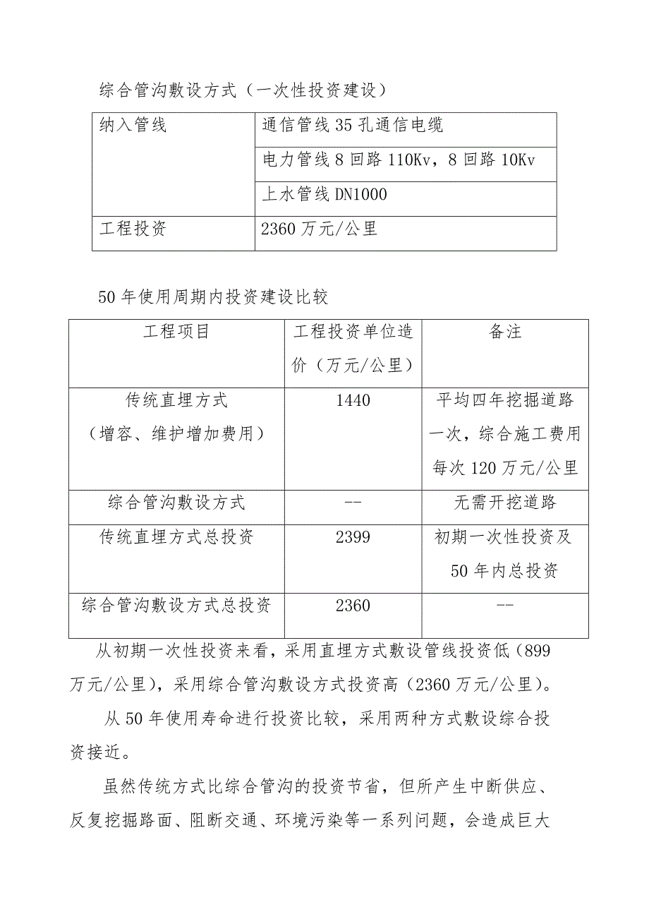 综合管沟成本分析及运营模式_第3页