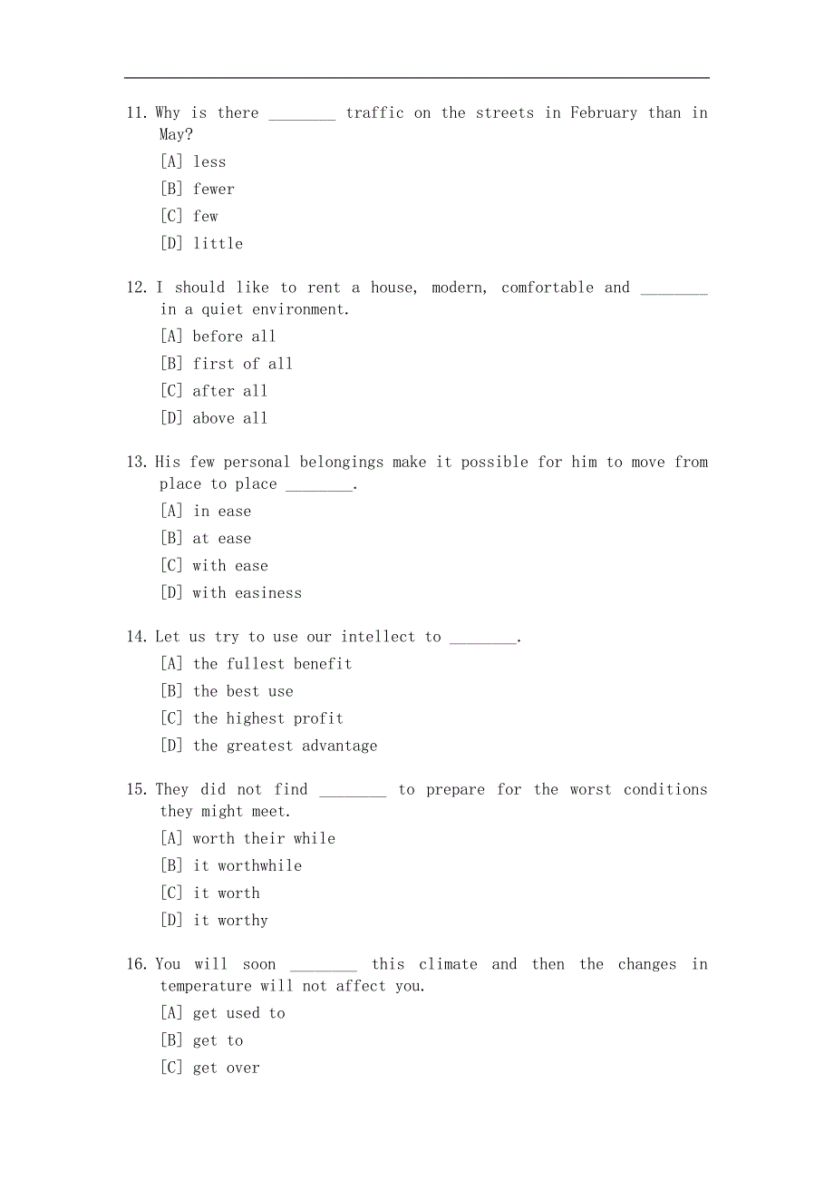 1984年考研英语试题及答案_研究生入学考试_高等教育_教育专区_第3页