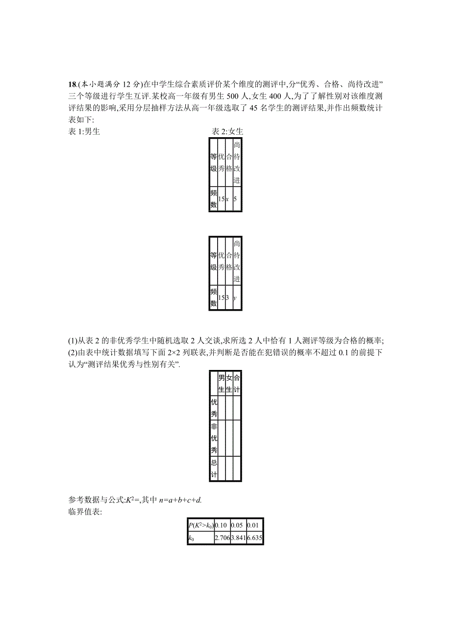 2017年高考仿真卷•文科数学试卷(一)含答案解析_第3页