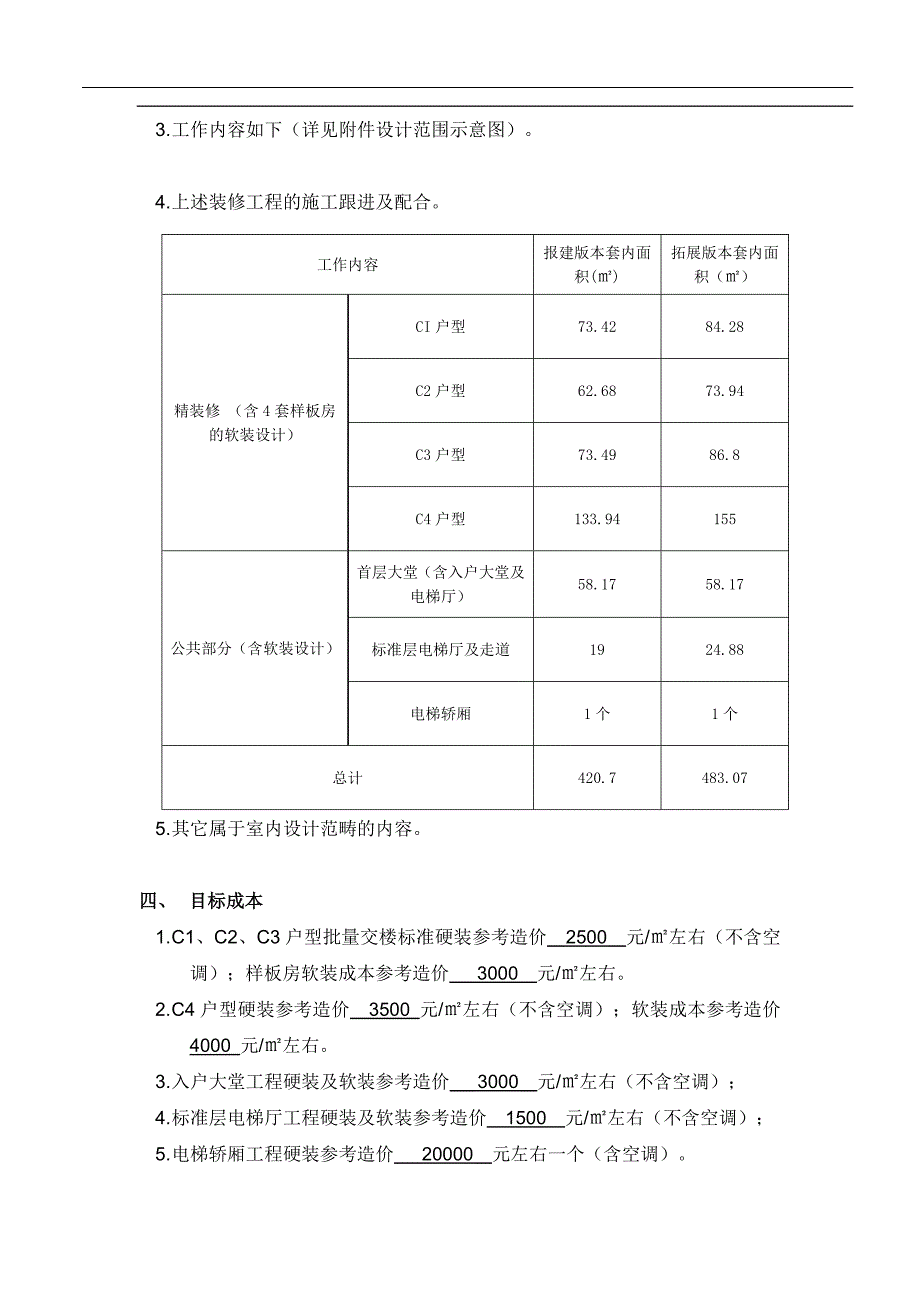 花园二期A地块精装住宅室内设计任务书参考_第3页