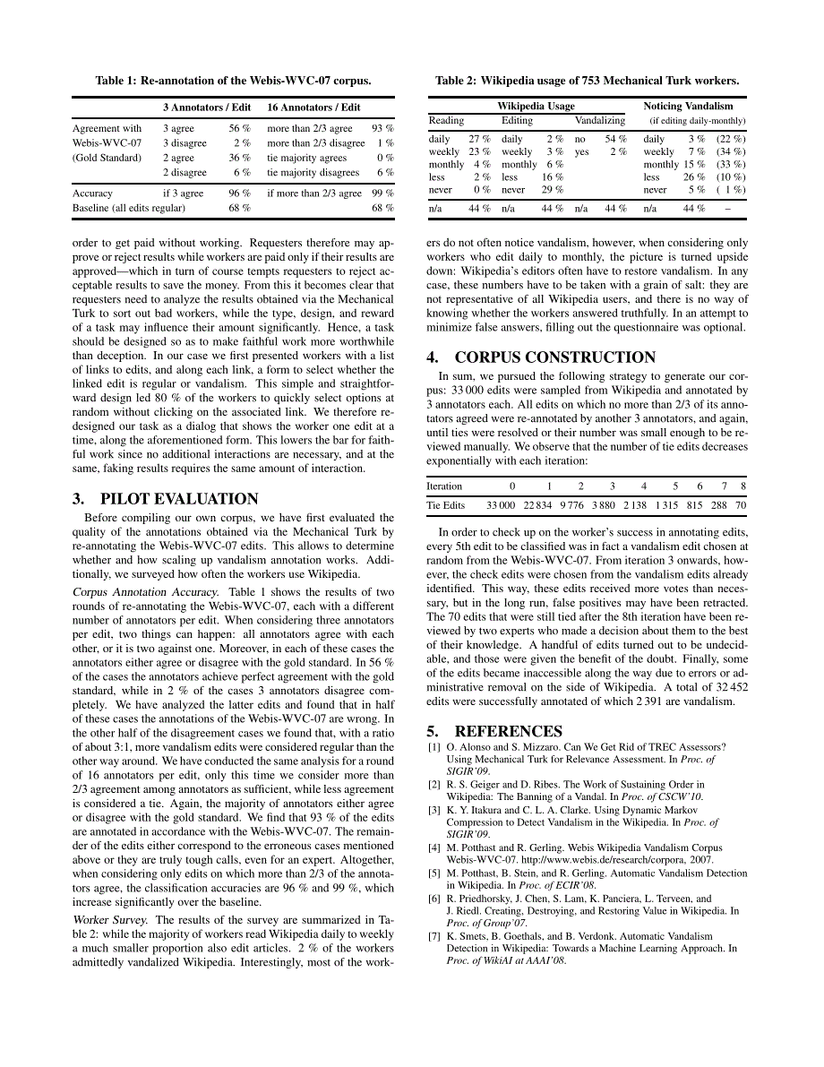 Crowdsourcing a Wikipedia Vandalism Corpus_第2页