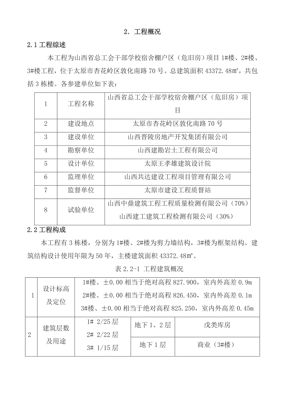 山西省总工会干部学校宿舍棚户区（危旧房）项目工程施工组织总设计_第4页