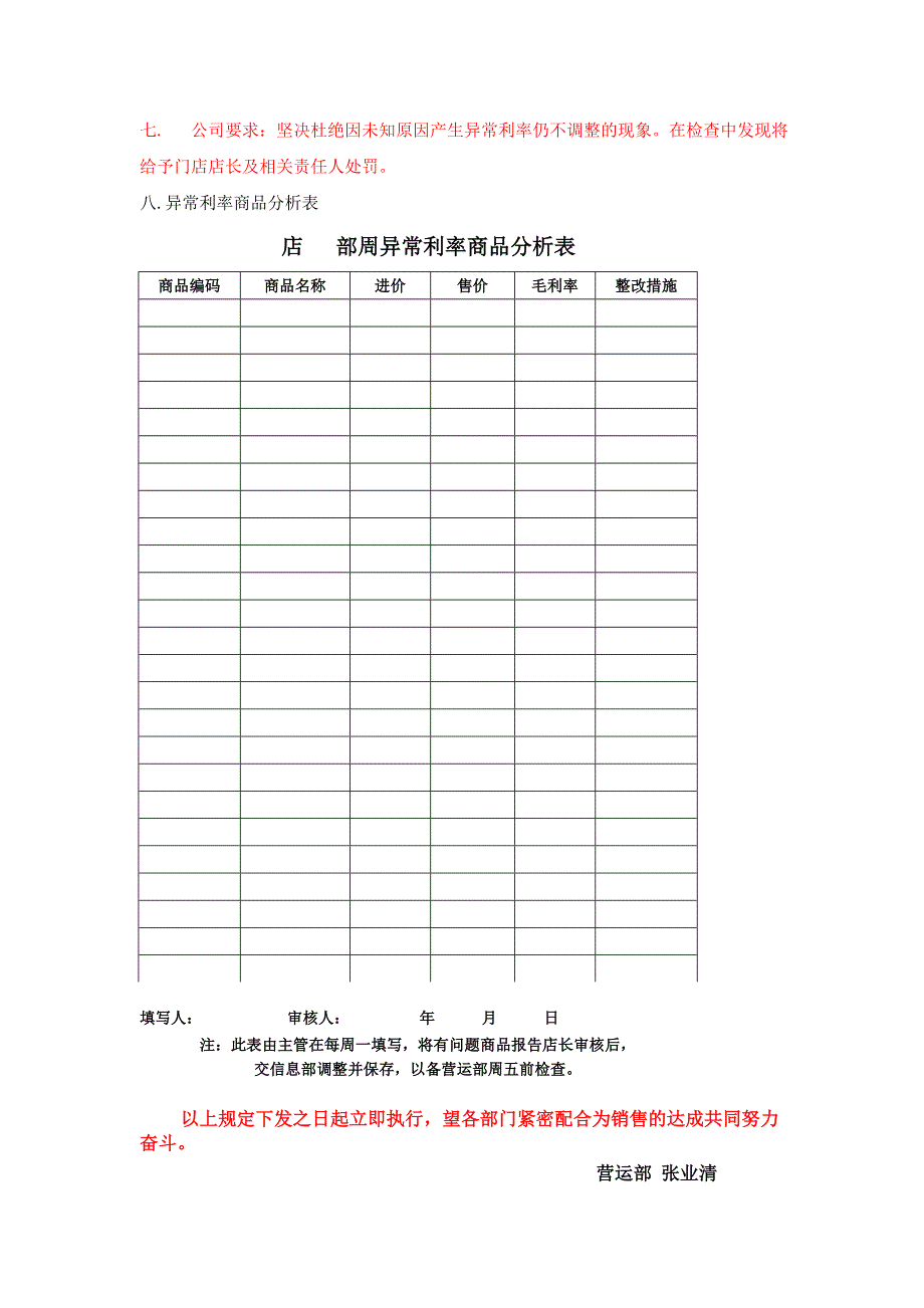 超市异常利率商品管理_第2页