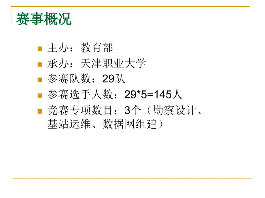 3G基站建设维护及数据网组建竞赛筹备工作汇报22P_第4页