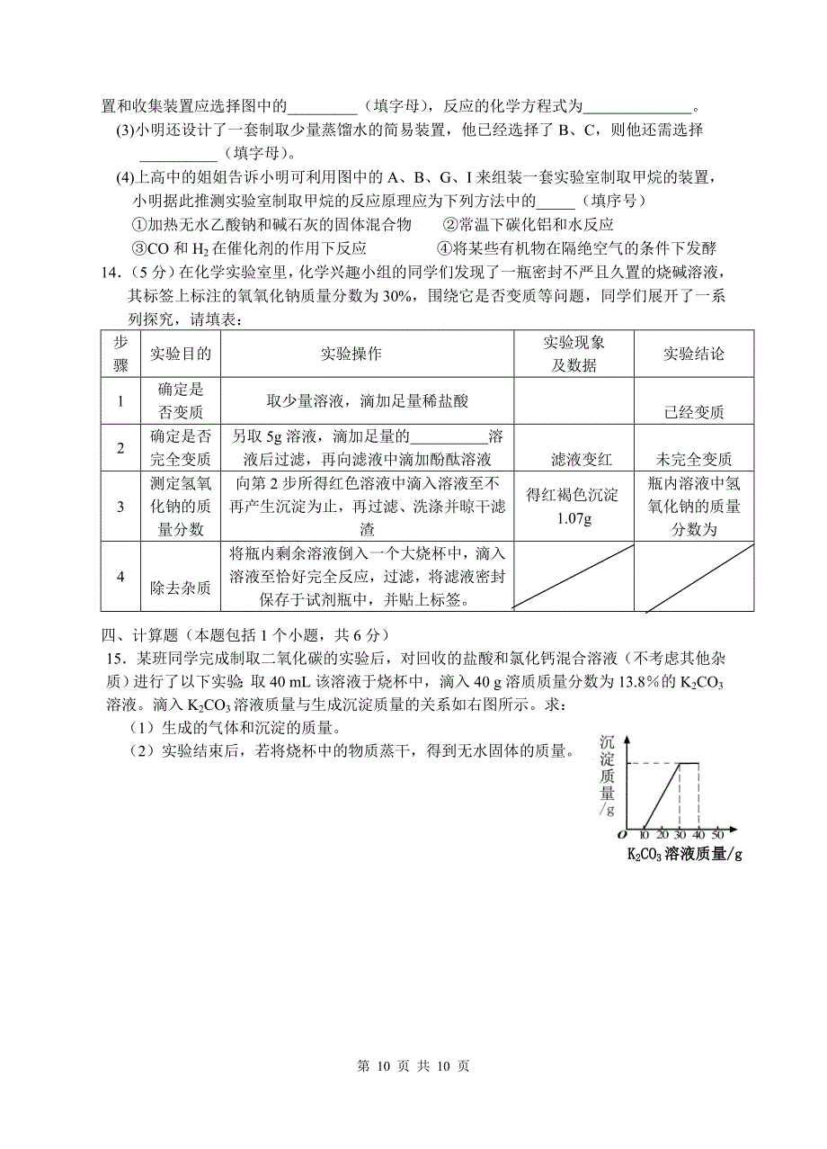 2011年化学综合优录试题_第4页