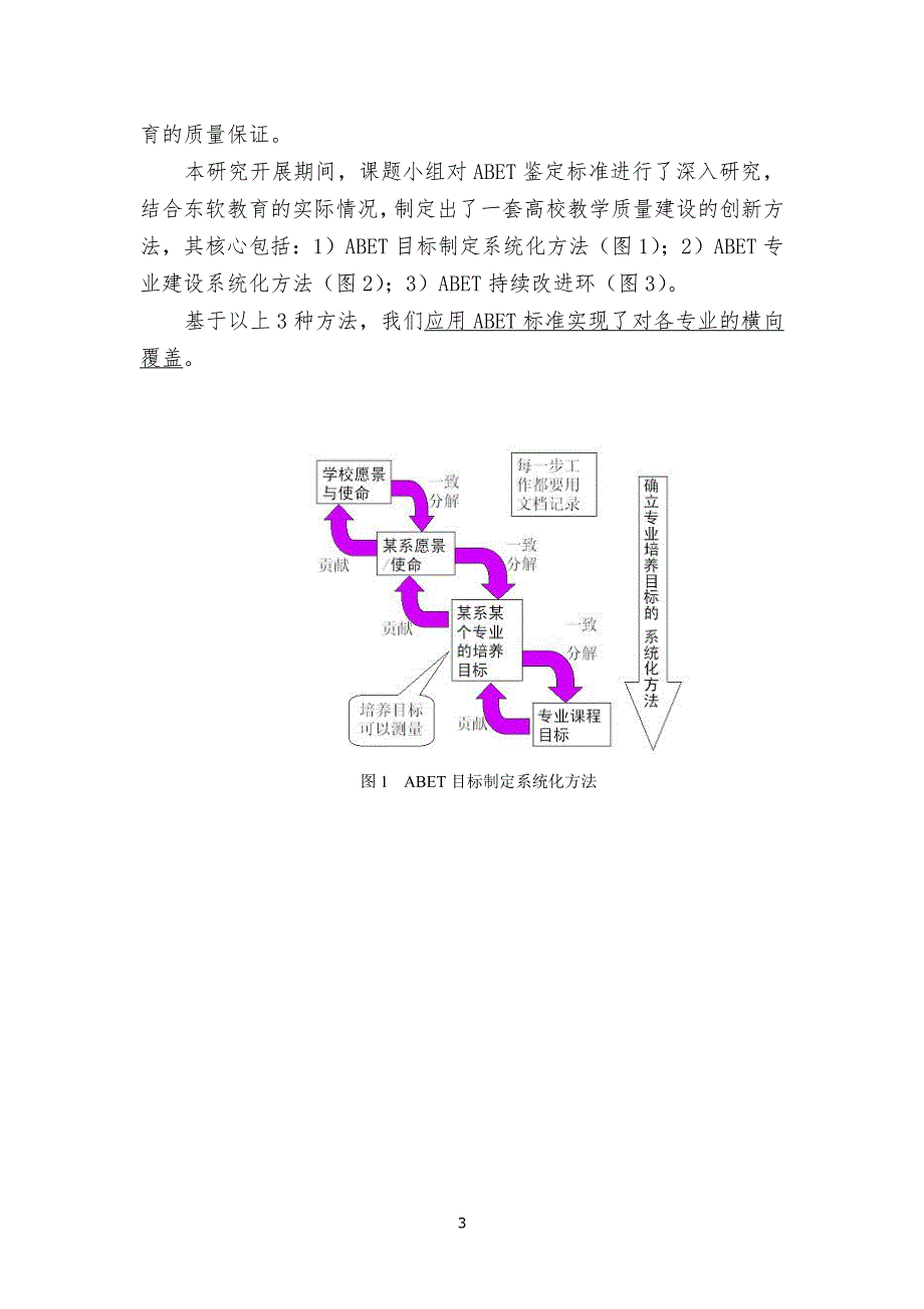 毕业设计(论文)-基于ABET的高校教学质量管理保障体系的建设与实践_第3页