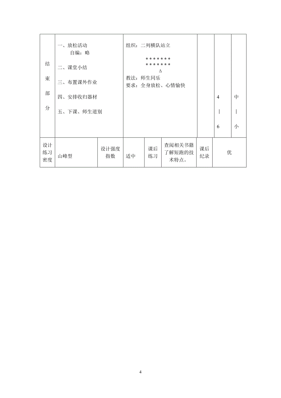 短跑技术教学教案(一)_第4页