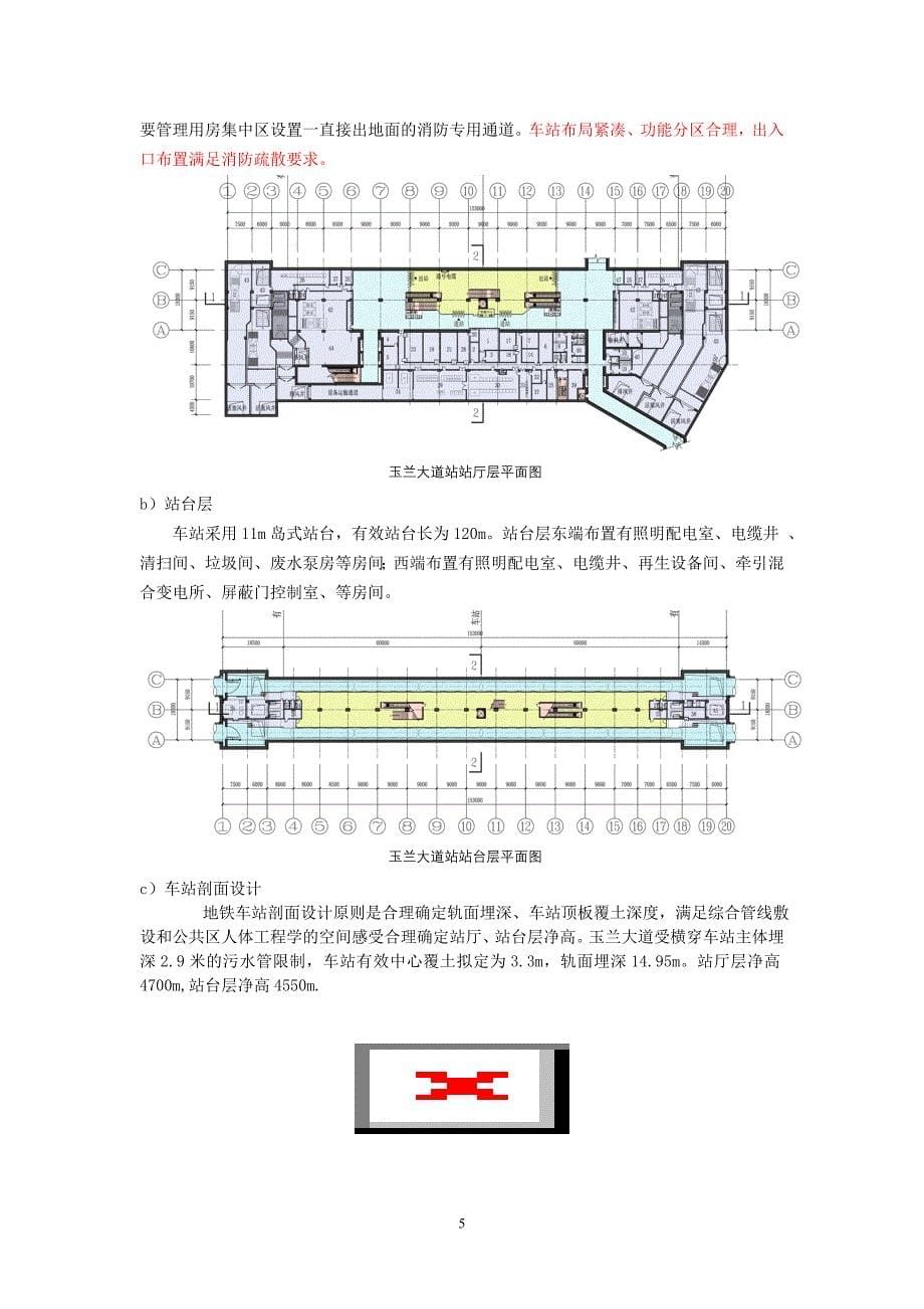 轨道交通地铁车站设计要点介绍_第5页