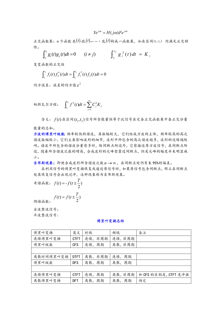 信号与系统重要知识总结_第2页