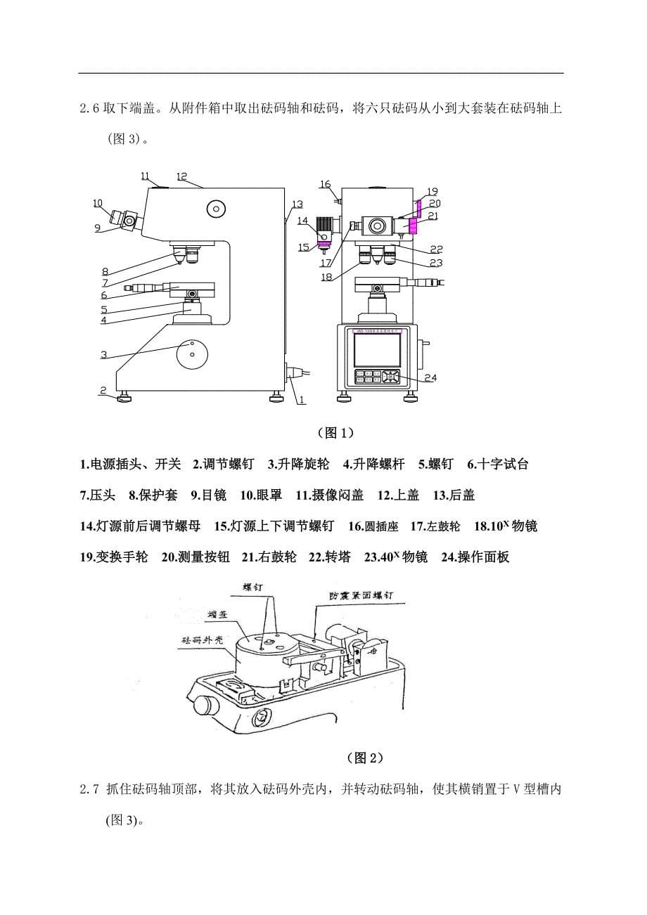 全自动显微维氏硬度计说明书_第5页