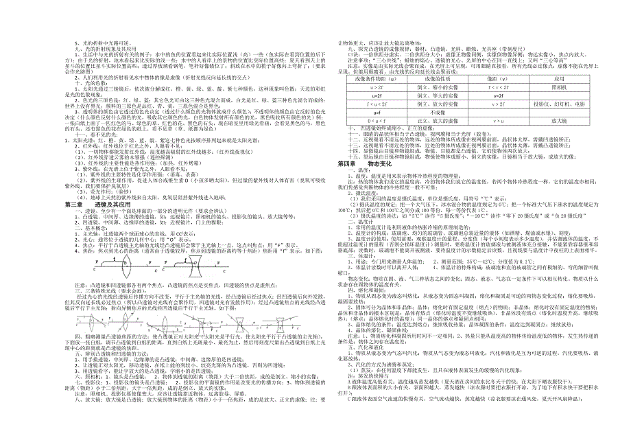 人教版初三物理知识点总结1_第2页