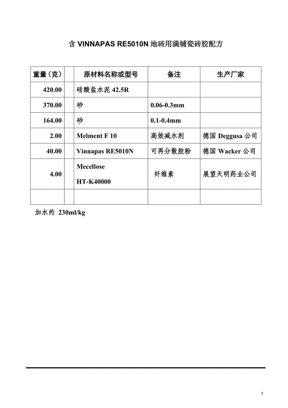 新型建材的配方汇总_第5页