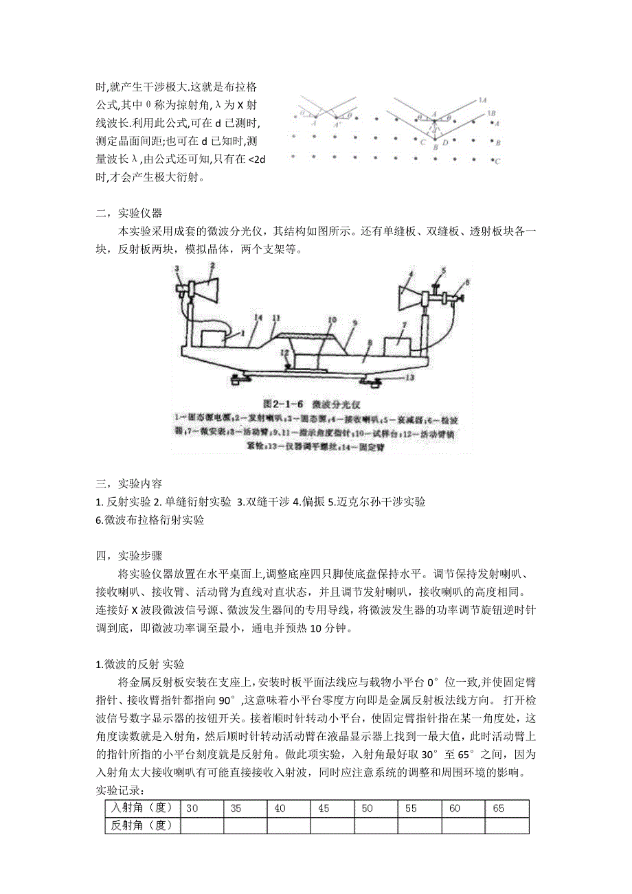 微波分光实验报告_第3页