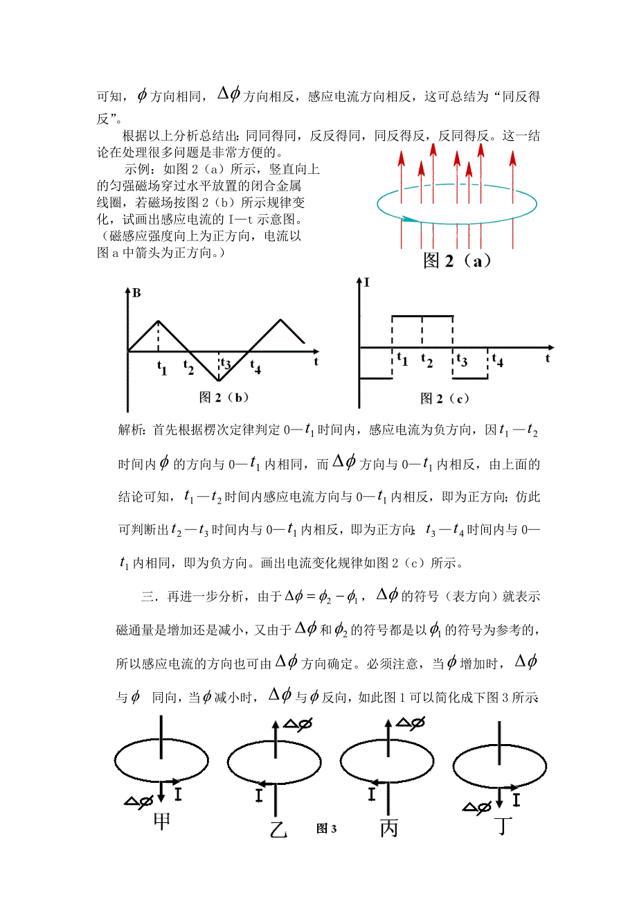 感应电流方向和磁通量关系_第2页