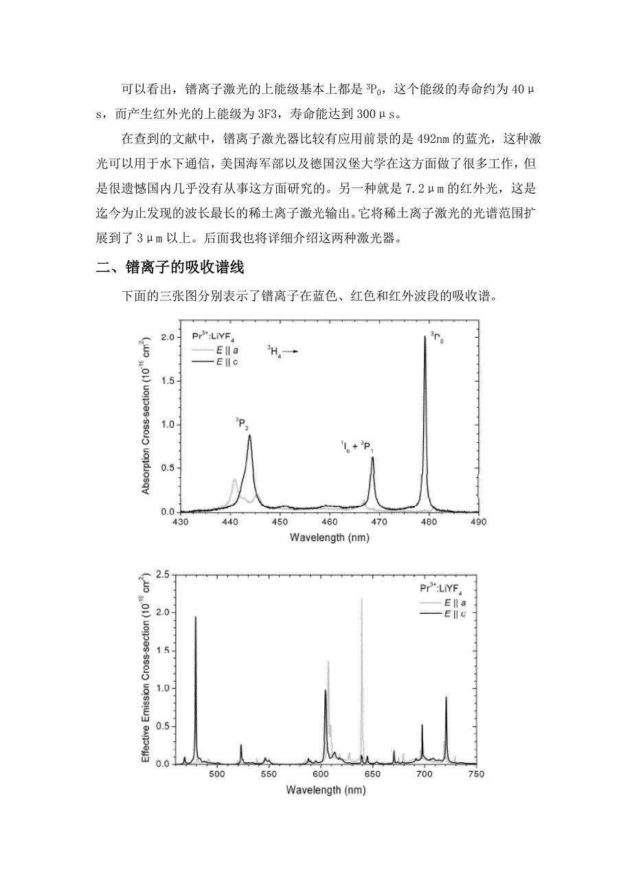 镨离子激光器的特性简介_第2页