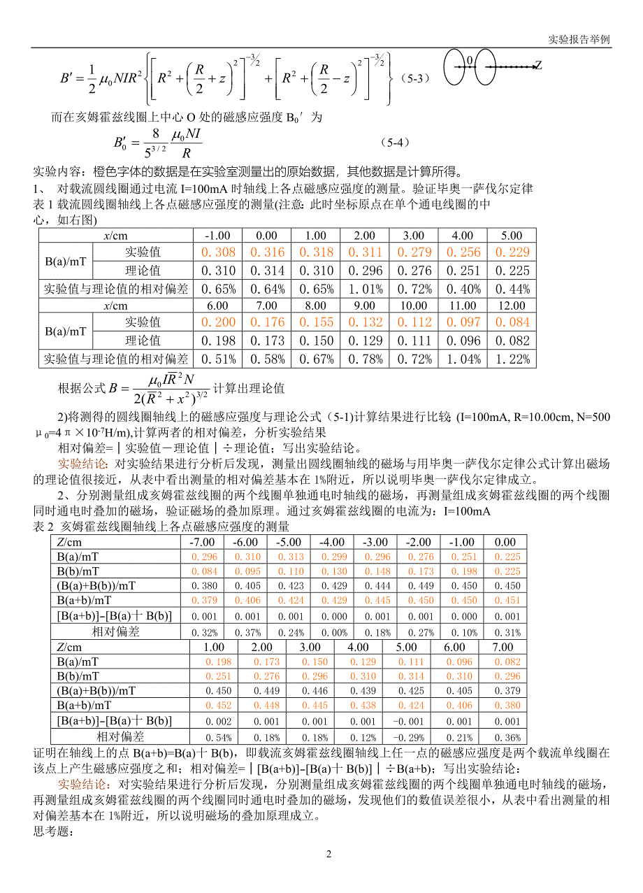 磁场的研究实验报告_第2页