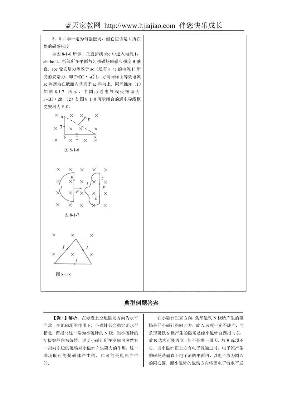 高考一轮复习 磁场(第一单元  磁场的性质  安培力)_第5页