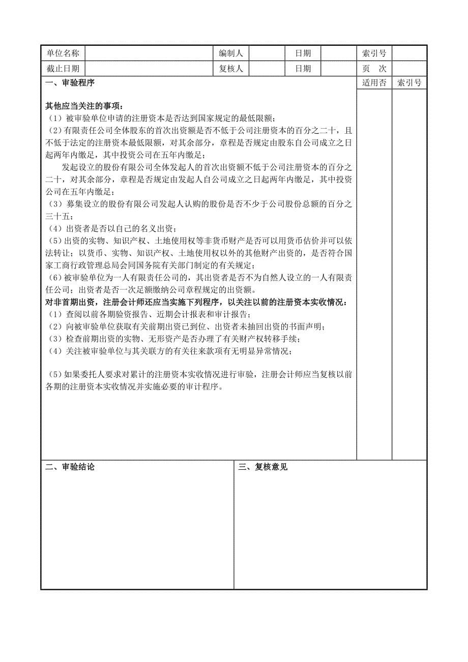 审验程序表(设立)_第5页