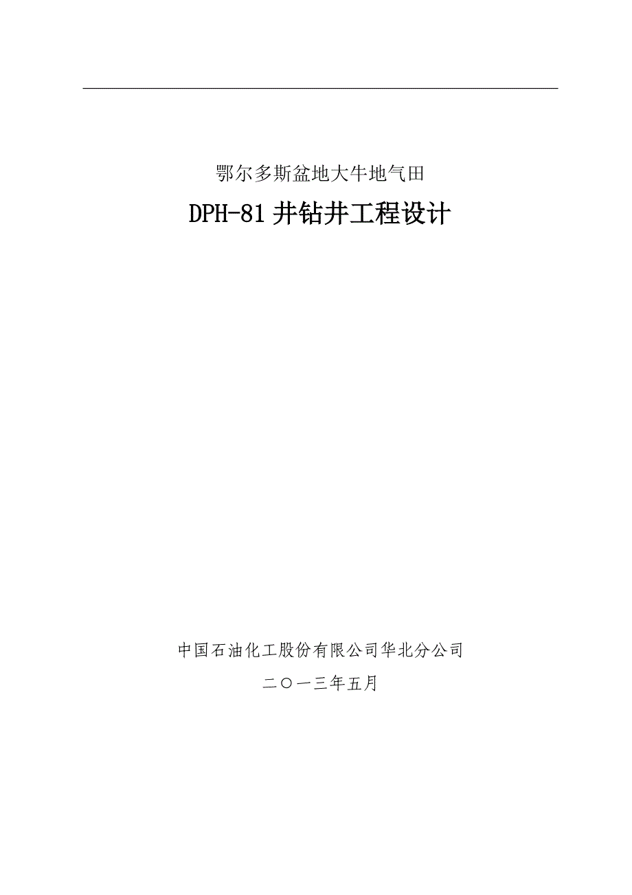 40581队DPH-81钻井工程设计(打导眼)5.13日_第1页