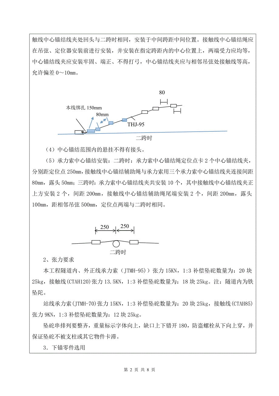 LZ接触网导线架设安装技术交底10_第2页