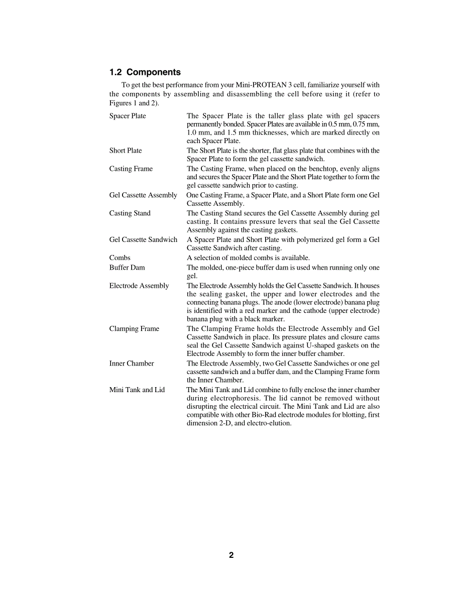 mini-protean3详细操作手册_第4页