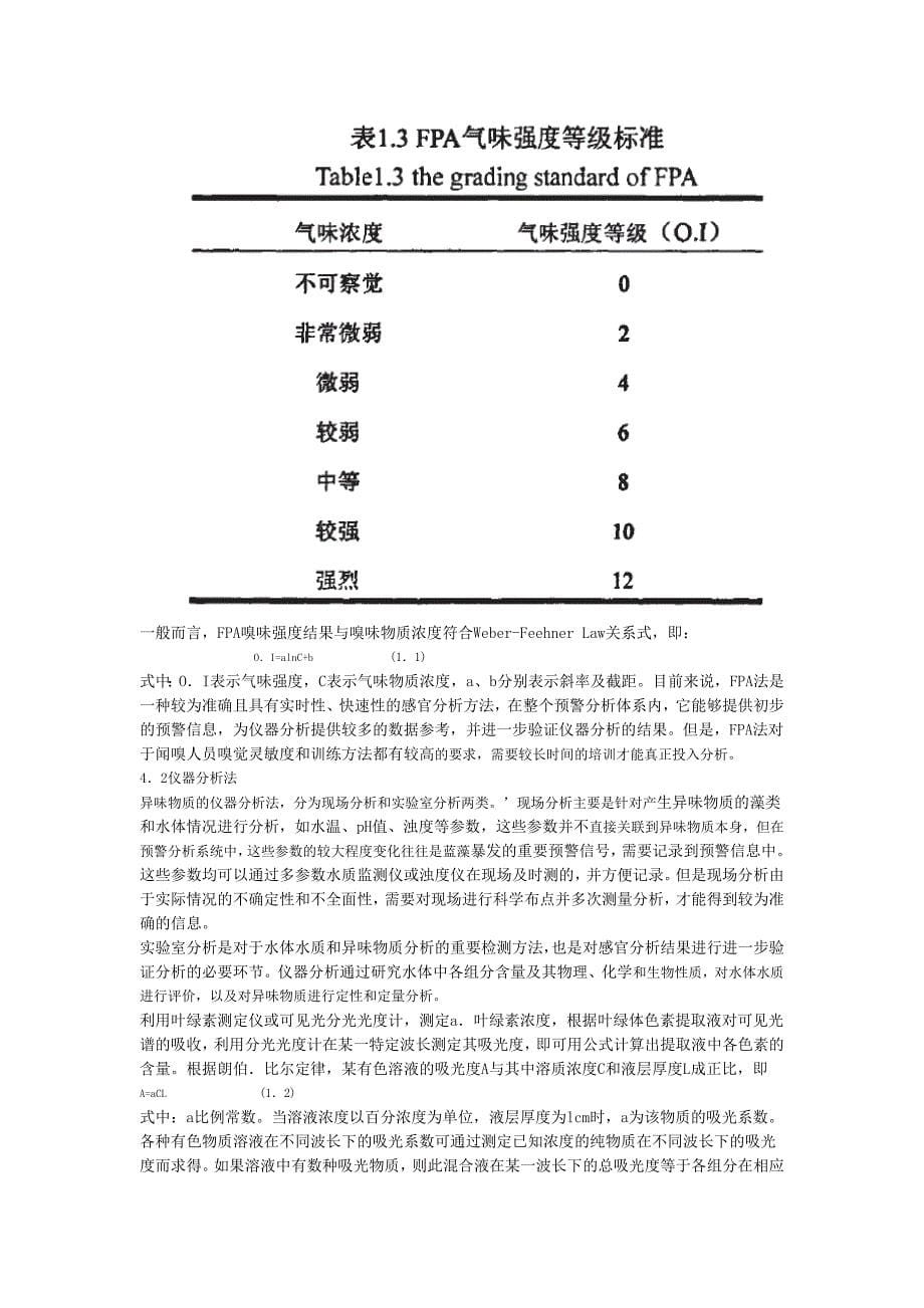 太湖水源地水体异味检测及预警系统_第5页